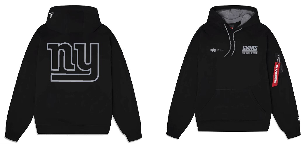 Men New York Giants 2024 Nike NFL black hoodie->nfl t-shirts->Sports Accessory